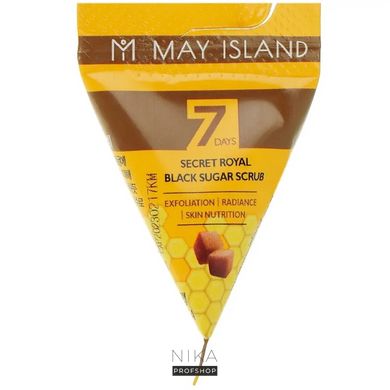 Скраб очищающий MAY ISLAND 7 Days Black Sugar Scrub с сахаром 3 гСкраб очищающий MAY ISLAND 7 Days Black Sugar Scrub с сахаром 3 г