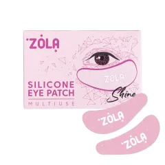 Патчи силиконовые многоразовые для глаз ZOLA розовые 1 пара