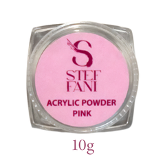 Акрилова пудра Steffani Acryl Powder Pink рожева 10 гАкрилова пудра Steffani Acryl Powder Pink рожева 10 г