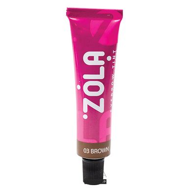 Фарба для брів ZOLA з колагеном 03 Brown 15 млФарба для брів ZOLA з колагеном 03 Brown 15 мл