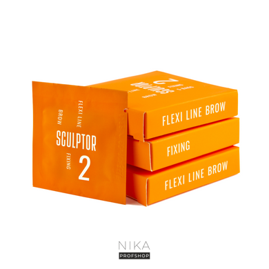 Фіксуючий препарат для брів SCULPTOR FLEXI LINE BROW FIXING №2 1,5млФіксуючий препарат для брів SCULPTOR FLEXI LINE BROW FIXING №2 1,5мл