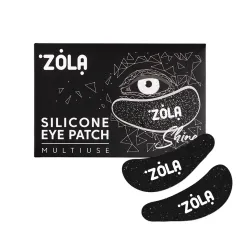 Патчи силиконовые многоразовые для глаз ZOLA черные 1 пара