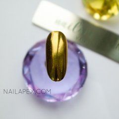 Зеркальна Втирка для нігтів &laquo;Chrome&raquo; NAIL APEX №3, золотоЗеркальна Втирка для нігтів &laquo;Chrome&raquo; NAIL APEX №3, золото