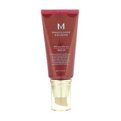 Тональная основа №21 MISSHA M Perfect Cover BB Cream SPF42 PA+++ LIGHT BEIGE, 50 мл