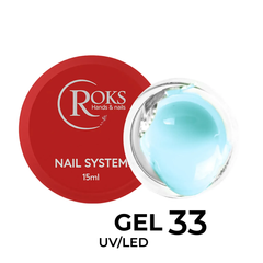 Гель для нігтів будівельний ROKS Builder Gel №33 15 млГель для нігтів будівельний ROKS Builder Gel №33 15 мл
