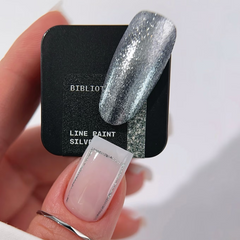 Гель-фарба для ліній BIBLIOTEKA Line paint Silver-Срібний 5 млГель-фарба для ліній BIBLIOTEKA Line paint Silver-Срібний 5 мл