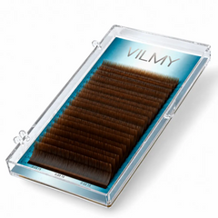 Вії VILMY VIYA 20 ліній mix вигін LB 0.05 (6-15), колір TobaccoВії VILMY VIYA 20 ліній mix вигін LB 0.05 (6-15), колір Tobacco