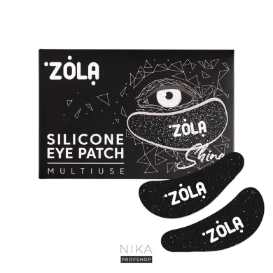 Патчі силіконові багаторазові для очей ZOLA чорні 1 пара
