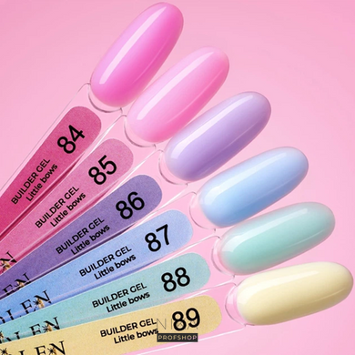 Гель для ногтей Builder gel EDLEN Little Bows Сменный картридж №87 30 мл