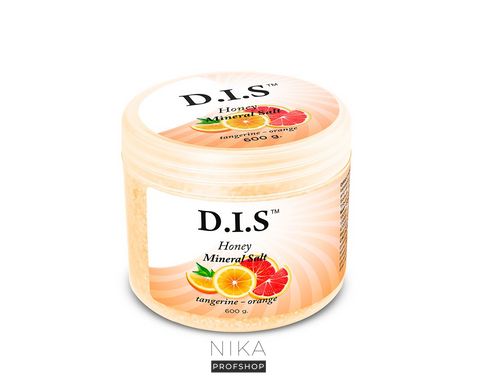 Сіль мінеральна D.I.S Nails Tangerine-Orange 600 гСіль мінеральна D.I.S Nails Tangerine-Orange 600 г