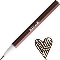 Лайнер для глаз водостойкий SINART Fucking Awesome Waterproof Eyeliner 02 Brown коричневый