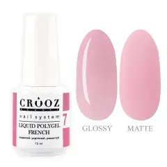 Полігель рідкий Crooz Liquid Polygel French №07 15 млПолігель рідкий Crooz Liquid Polygel French №07 15 мл