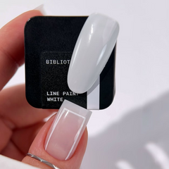 Гель-фарба для ліній BIBLIOTEKA Line paint White-Біла 5 млГель-фарба для ліній BIBLIOTEKA Line paint White-Біла 5 мл