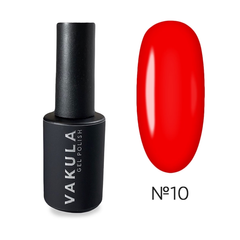 Гель-лак для нігтів VAKULA Nails №10, червоний 9 млГель-лак для нігтів VAKULA Nails №10, червоний 9 мл