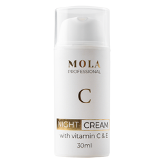 Крем для лица MOLA ночной с витамином С 30 млКрем для лица MOLA ночной с витамином С 30 мл