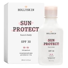 Крем сонцезахисний HOLLYSKIN для обличчя і тіла Sun Protect SPF 30 100 млКрем сонцезахисний HOLLYSKIN для обличчя і тіла Sun Protect SPF 30 100 мл