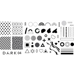Пластина для стемпінгу DARK 04Пластина для стемпінгу DARK 04