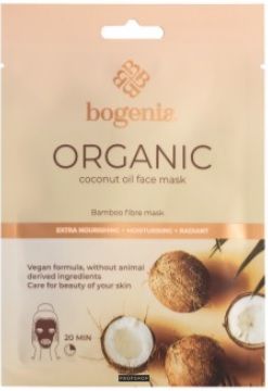 Маска тканинна Bogeniа на основі кокосового молока BG 324-4(органічна)Маска тканинна Bogeniа на основі кокосового молока BG 324-4(органічна)