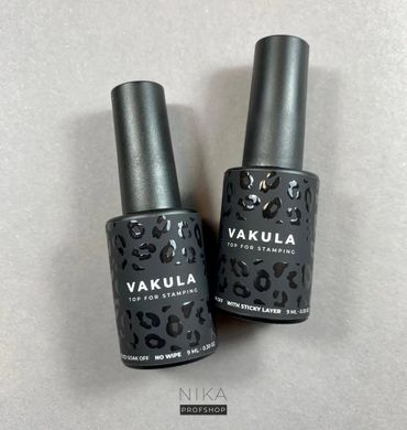 Топ для стемпинга VAKULA Nails без липкого слоя 9 млТоп для стемпинга VAKULA Nails без липкого слоя 9 мл