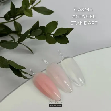 Акригель GA&MA Стандарт прозорий Acrygel Standart Clear 30 млАкригель GA&MA Стандарт прозорий Acrygel Standart Clear 30 мл