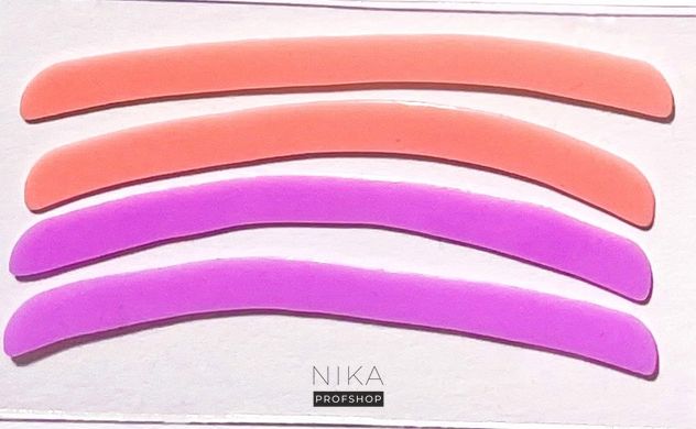 Компенсатори для ламінування LASH TREND ультратонкі 2 пари в упаковці, колір: фіолетовий+рожевийКомпенсатори для ламінування LASH TREND ультратонкі 2 пари в упаковці, колір: фіолетовий+рожевий