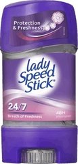 Антиперспирант гелевый Lady Speed ​​Stick Breath of Freshness 24/7, 65 млАнтиперспирант гелевый Lady Speed ​​Stick Breath of Freshness 24/7, 65 мл