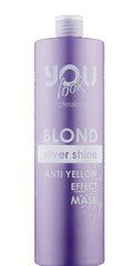 Маска You Look glamour Blond Silver Shine Anti-Yellow для нейтралізації жовто-помаранчового відтінку 250 млМаска You Look glamour Blond Silver Shine Anti-Yellow для нейтралізації жовто-помаранчового відтінку 250 мл