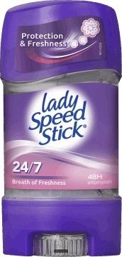 Антиперспирант гелевый Lady Speed ​​Stick Breath of Freshness 24/7, 65 млАнтиперспирант гелевый Lady Speed ​​Stick Breath of Freshness 24/7, 65 мл