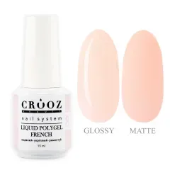 Полігель рідкий Crooz Liquid Polygel French №08 15 млПолігель рідкий Crooz Liquid Polygel French №08 15 мл