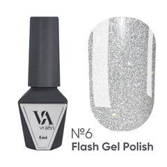 Гель-лак для нігтів VALERI Flash Світловідбиваючий №06, 6 млГель-лак для нігтів VALERI Flash Світловідбиваючий №06, 6 мл