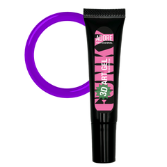 Арт-гель для маникюра ADORE professional 3D Funky Art Gel №18 glass purple 15 млАрт-гель для маникюра ADORE professional 3D Funky Art Gel №18 glass purple 15 мл
