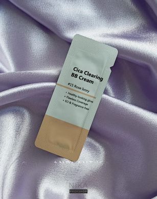 BB Крем PURITO Cica Clearing BB Cream №15 Rose Ivory з екстрактом центелли 1 млBB Крем PURITO Cica Clearing BB Cream №15 Rose Ivory з екстрактом центелли 1 мл