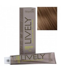 Крем-фарба Nouvelle Lively Hair Color безаміачна 6 Світло каштановий 100 мл.Крем-фарба Nouvelle Lively Hair Color безаміачна 6 Світло каштановий 100 мл.
