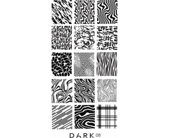 Пластина для стемпінгу DARK 08Пластина для стемпінгу DARK 08
