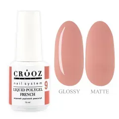 Полігель рідкий Crooz Liquid Polygel French №09 15 млПолігель рідкий Crooz Liquid Polygel French №09 15 мл