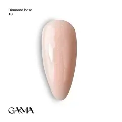 База для нігтів камуфлююча GA&MA Даймонд Cover base Diamond 018 15 млБаза для нігтів камуфлююча GA&MA Даймонд Cover base Diamond 018 15 мл