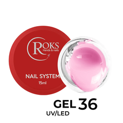 Гель для нігтів будівельний ROKS Builder Gel №36 15 млГель для нігтів будівельний ROKS Builder Gel №36 15 мл