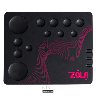 Килимок силіконовий ZOLA Mixing Pad колір: чорнийКилимок силіконовий ZOLA Mixing Pad колір: чорний