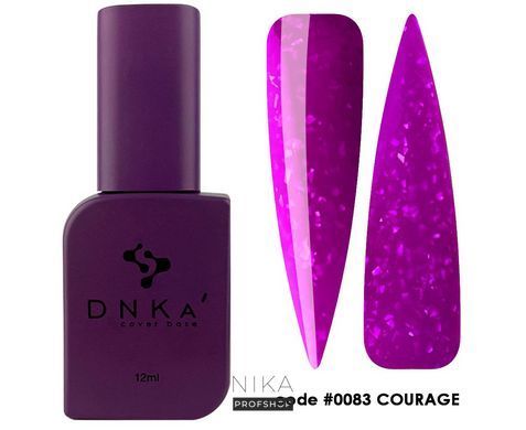 База для нігтів камуфлююча DNKa Cover Base №0083 Courage 12 млБаза для нігтів камуфлююча DNKa Cover Base №0083 Courage 12 мл