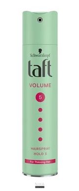 Лак для волос TAFT Volume мега фиксация 5, 250млЛак для волос TAFT Volume мега фиксация 5, 250мл