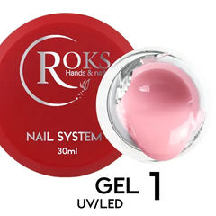 Гель для нігтів будівельний ROKS Builder Gel №01 30мл