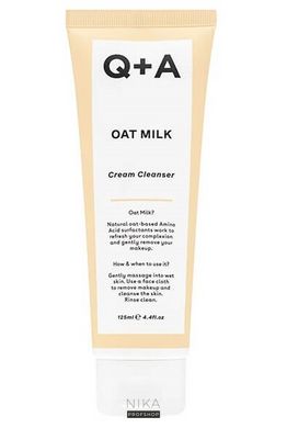Очищувальний крем для обличчя Q+A Oat Milk Cream Cleanser з вівсяним молоком 125 млОчищувальний крем для обличчя Q+A Oat Milk Cream Cleanser з вівсяним молоком 125 мл