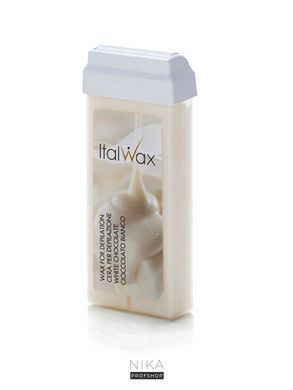 Воск для депиляции Ital Wax Белый шоколад milk ш/р 100млВоск для депиляции Ital Wax Белый шоколад milk ш/р 100мл