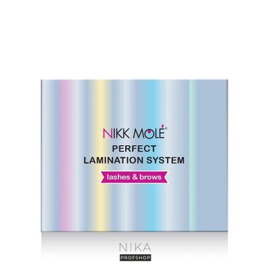 Система для ламінування брів та вій міні NIKK MOLE Perfect Lamination System 2*3 мл 1*2,5 млСистема для ламінування брів та вій міні NIKK MOLE Perfect Lamination System 2*3 мл 1*2,5 мл