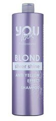 Шампунь You Look glamour Blond Silver Shine Anti-Yellow для нейтралізації жовто-помаранчового відтінку 250 млШампунь You Look glamour Blond Silver Shine Anti-Yellow для нейтралізації жовто-помаранчового відтінку 250 мл
