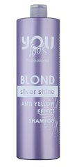 Шампунь You Look glamour Blond Silver Shine Anti-Yellow для нейтралізації жовто-помаранчового відтінку 250 млШампунь You Look glamour Blond Silver Shine Anti-Yellow для нейтралізації жовто-помаранчового відтінку 250 мл