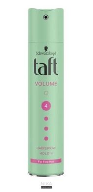 Лак для волосся TAFT Volume сильна фіксація 4, 250млЛак для волосся TAFT Volume сильна фіксація 4, 250мл