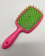 Щітка JANEKE Superbrush розовий неон з зеленимЩітка JANEKE Superbrush розовий неон з зеленим