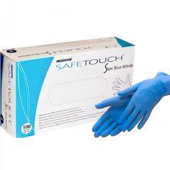 Рукавички нітрилові MEDICOM SAFE TOUCH Сині XS 100 штРукавички нітрилові MEDICOM SAFE TOUCH Сині XS 100 шт