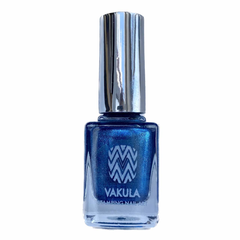 Лак для стемпінгу VAKULA Nails №22 синій з шиммером, 12 млЛак для стемпінгу VAKULA Nails №22 синій з шиммером, 12 мл